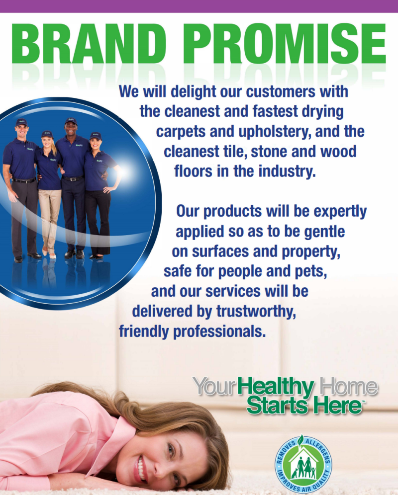 Professional Carpet, Upholstery, Tile and Curtain Cleaning Chem-Dry Brand Promise